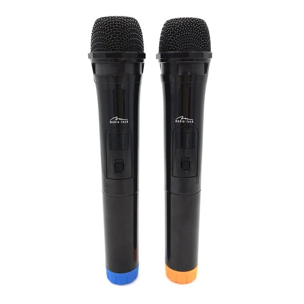 Media-Tech ACCENT PRO, du belaidžiai mikrofonai su USB imtuvu skirti karaoke kolonėlėms