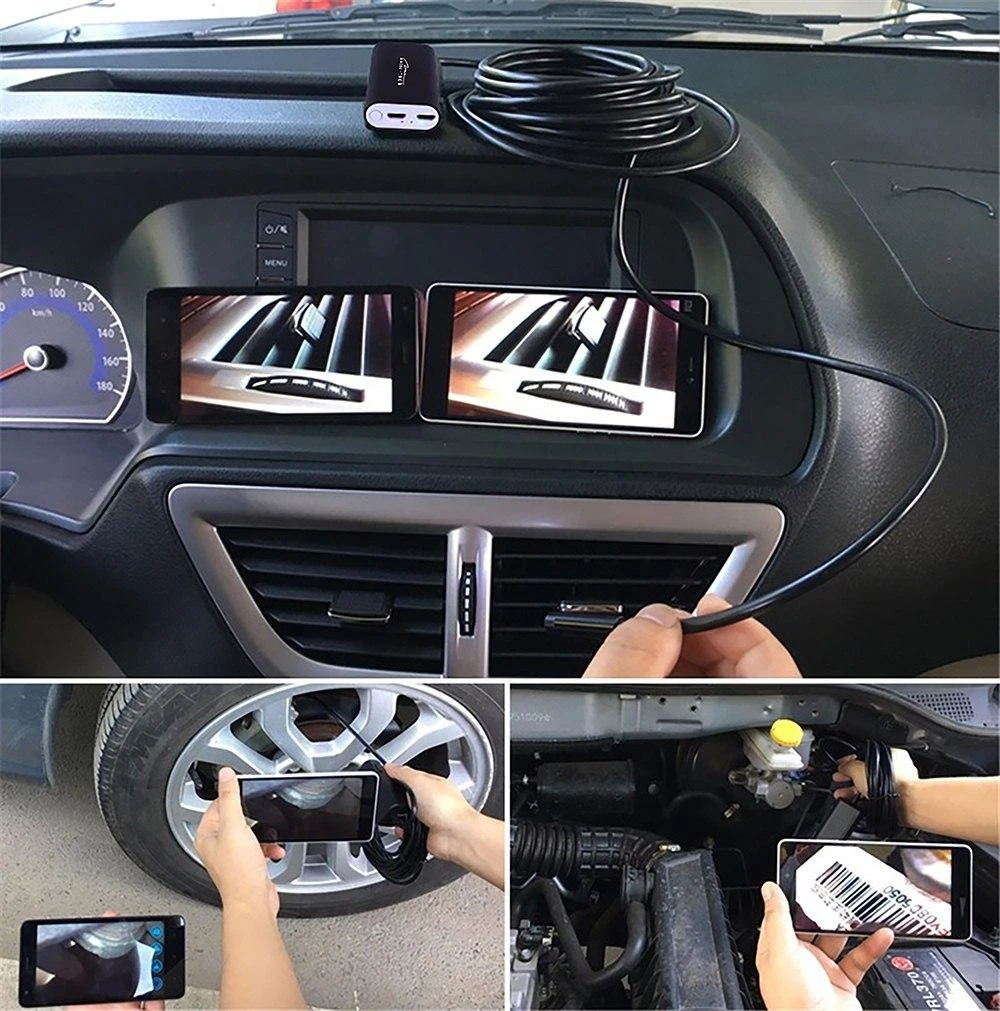 Mobilus WiFi Endoskopas Media-Tech WIFI ENDOSCOPE MT4099, 5m, HD 720p, 6x LED light, IP67