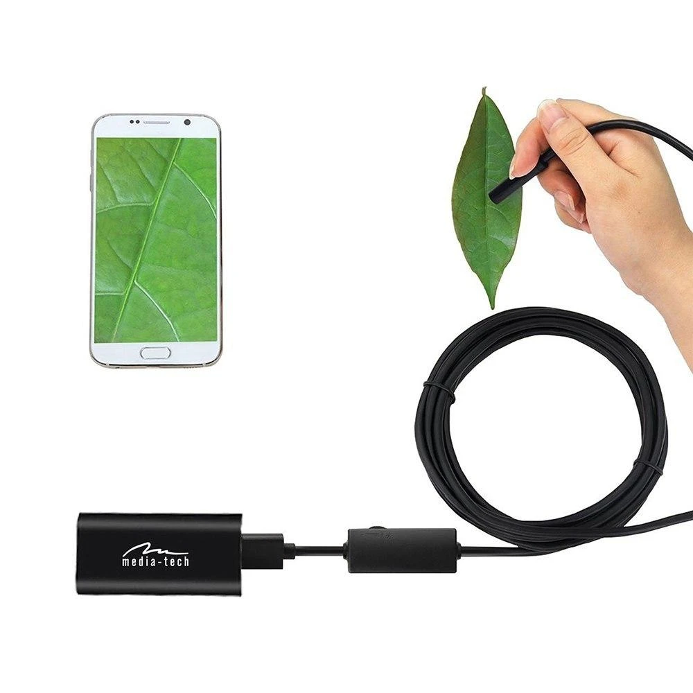 Mobilus WiFi Endoskopas Media-Tech WIFI ENDOSCOPE MT4099, 5m, HD 720p, 6x LED light, IP67