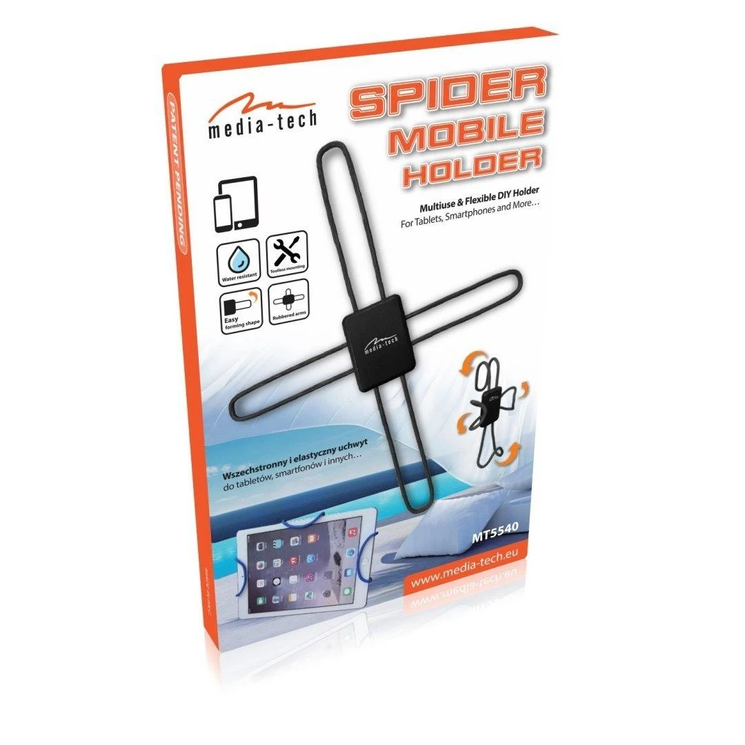 Universalus planšetinio kompiuterio laikiklis Media-Tech SPIDER MOBILE HOLDER MT5540