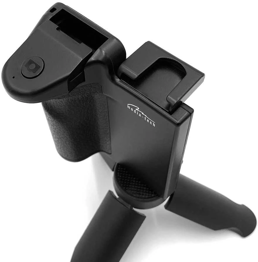 TV laikiklis Išmaniojo telefono laikiklis + stalinio kompiuterio trikojis + Bluetooth nuotolinio valdymo pultas Media-Tech Gripod MT5543