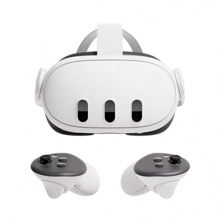 Meta Quest 3 Virtualios realybės sistema, 512GB, Balta