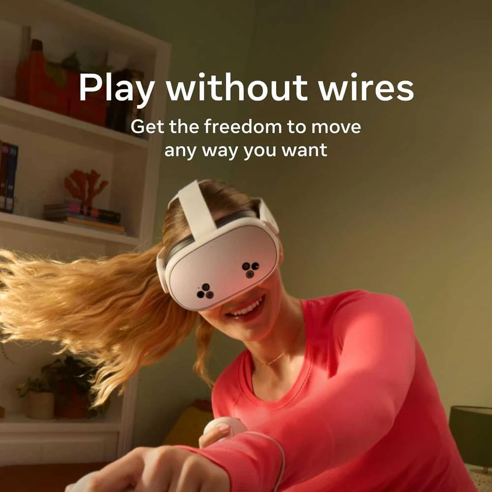 Virtualios realybės akiniai Meta Quest 3S All-in-one VR US+ Gorilla Tag Cardboard Hero žaidimas