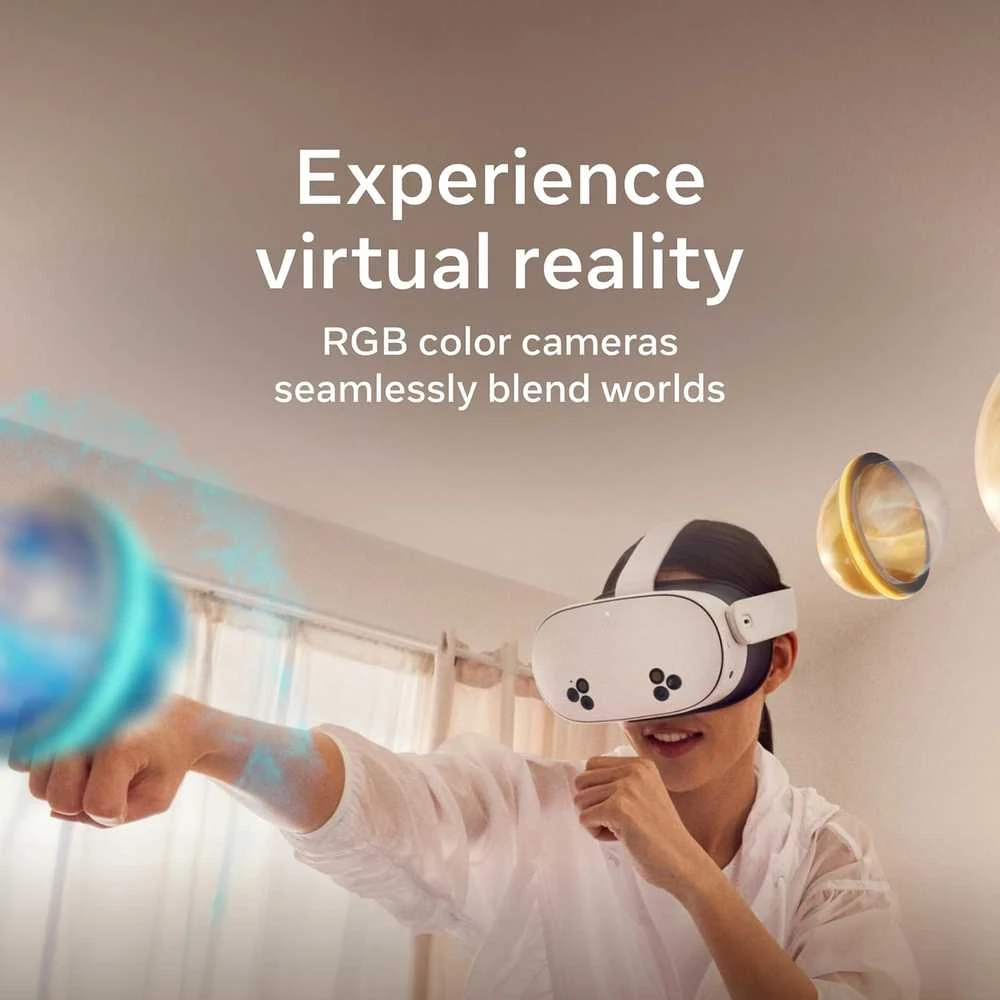 Virtualios realybės akiniai Meta Quest 3S All-in-one VR US+ Gorilla Tag Cardboard Hero žaidimas