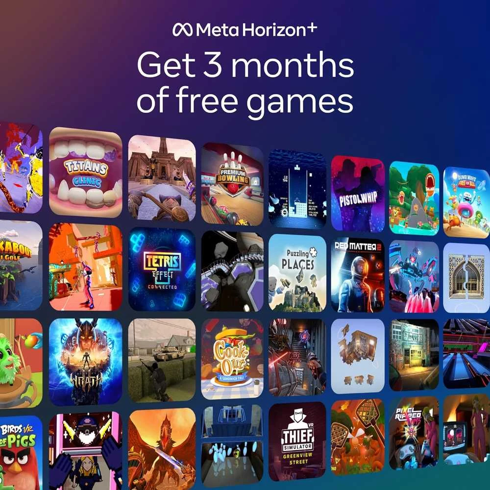 Virtualios realybės akiniai Meta Quest 3S All-in-one VR US+ Gorilla Tag Cardboard Hero žaidimas