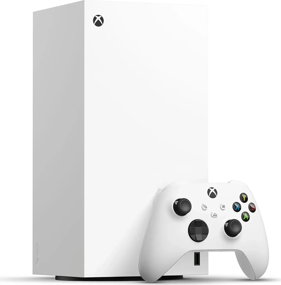 Microsoft Xbox Series X 1TB Digital žaidimų konsolė (Robot Baltas
