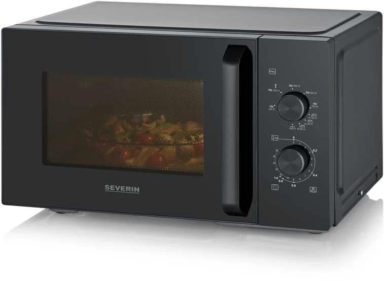 Mikrobangų krosnelė Severin SEVERIN Mikrobangų krosnelė MW 7792 20L 1000W juoda