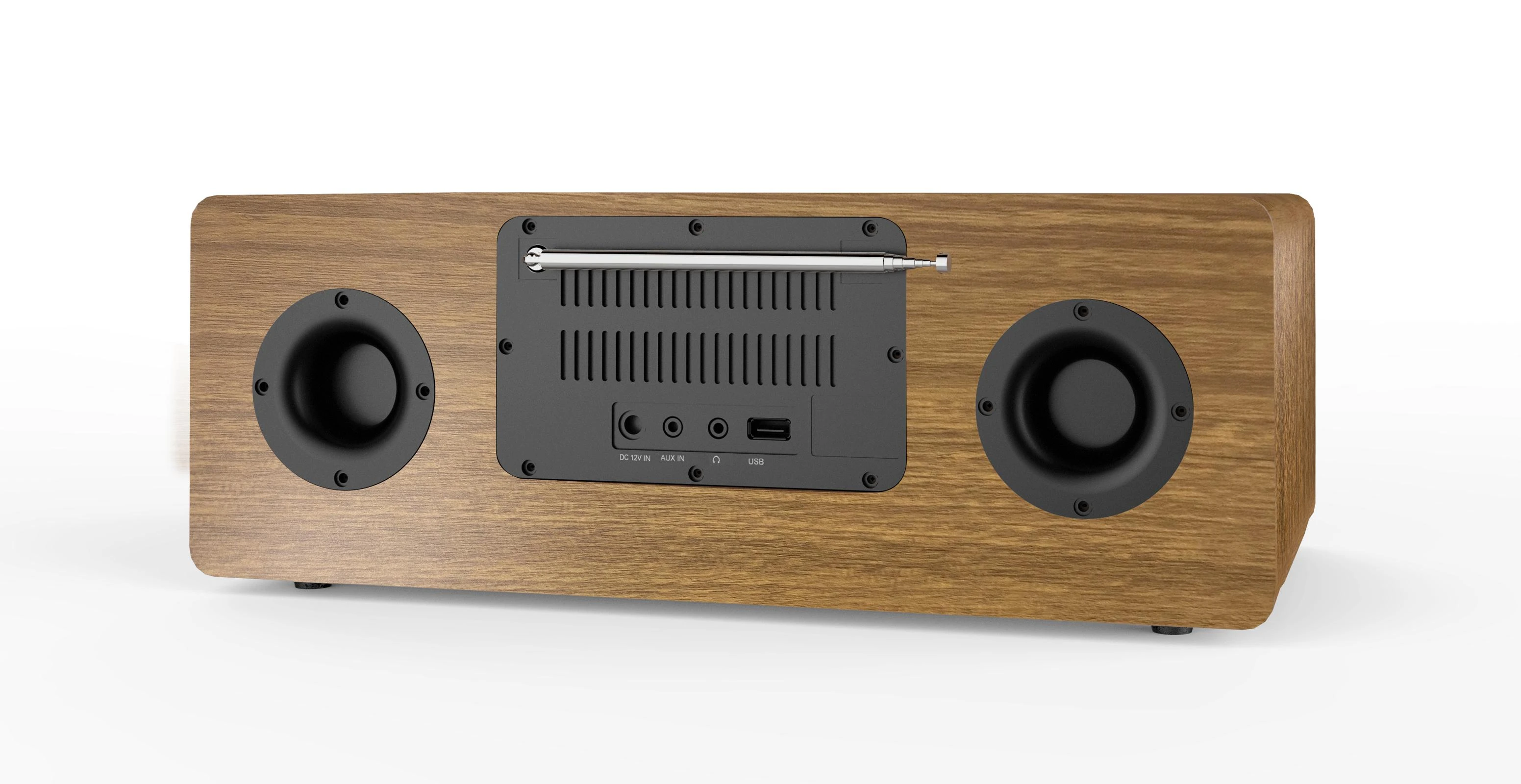 Muzikinis centras stereo Denver MIR-270DW su radiem internetowym dark wood