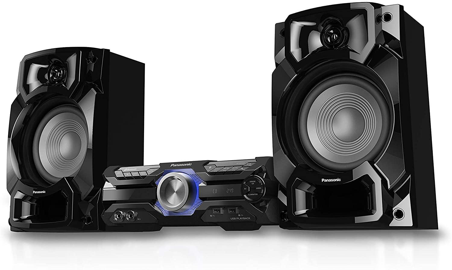 Muzikinis centras Panasonic Stereo System SC-AKX320E-K Bluetooth, CD grotuvas, Belaidė jungtis, AUX in, FM radio