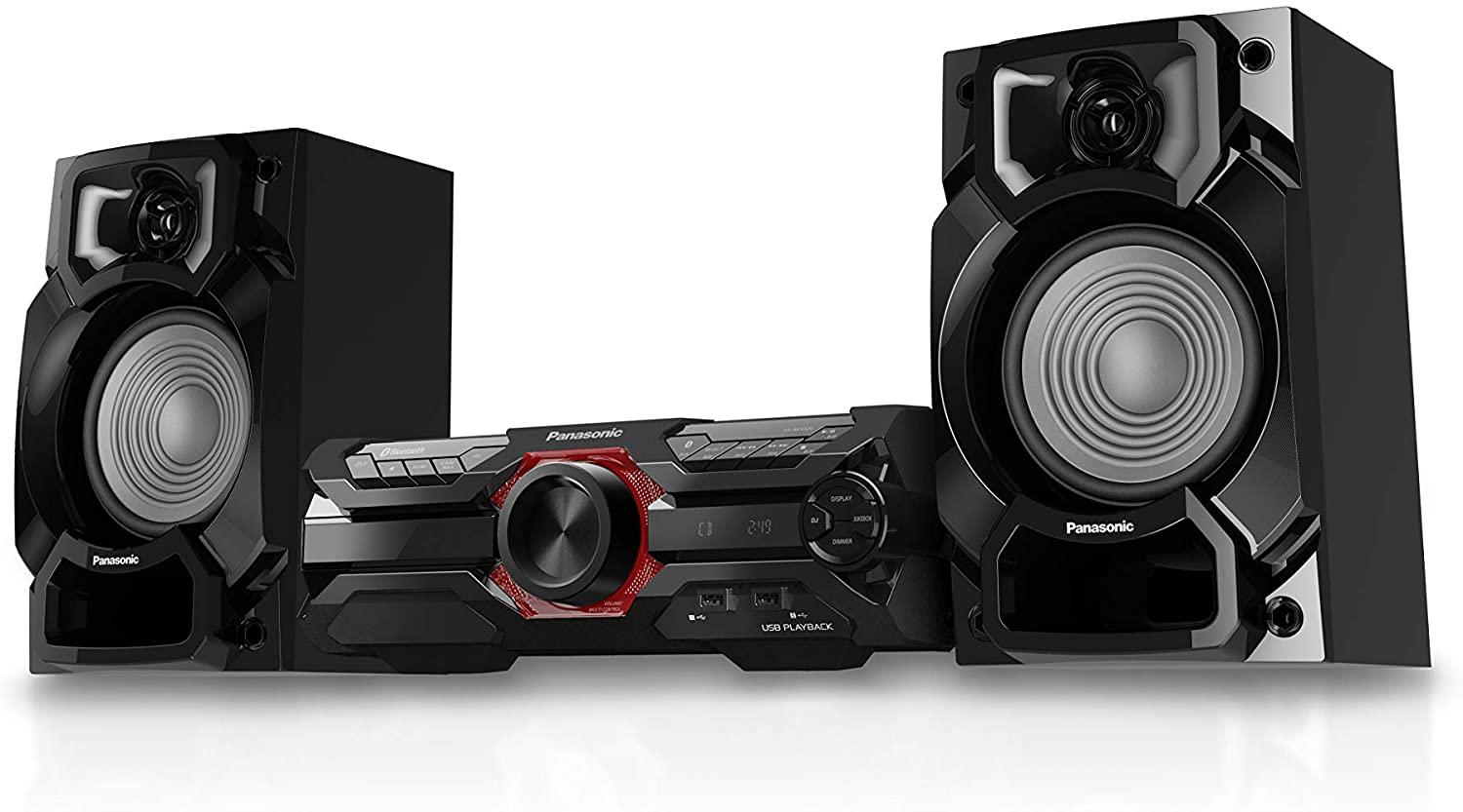 Muzikinis centras Panasonic Stereo System SC-AKX320E-K Bluetooth, CD grotuvas, Belaidė jungtis, AUX in, FM radio