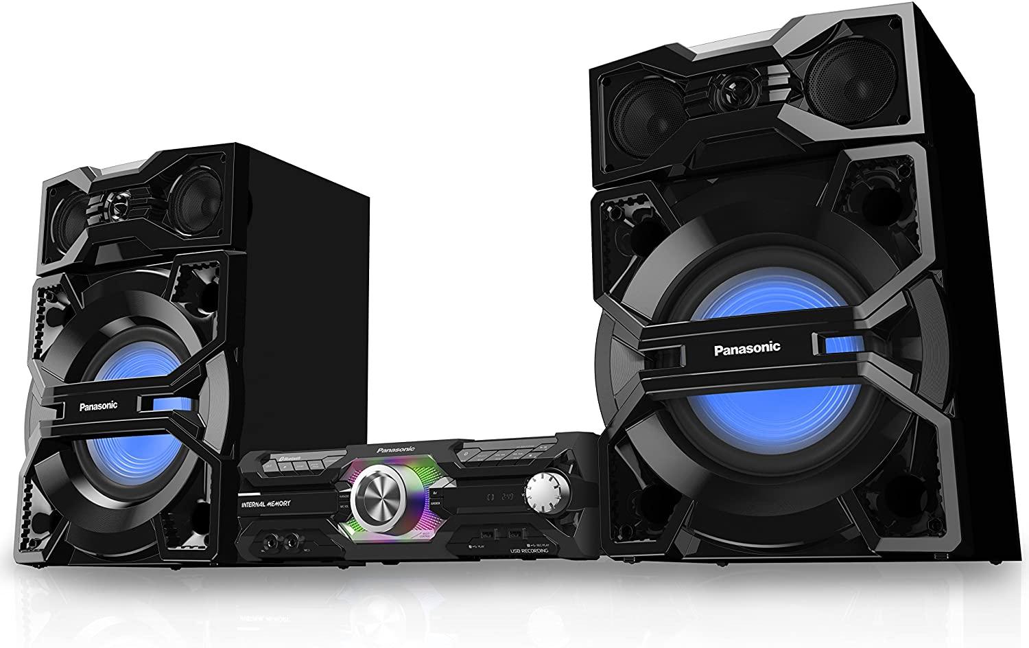 Muzikinis centras Panasonic Mega System SC-MAX3500EK Bluetooth, Belaidė jungtis, AUX in, FM radio,