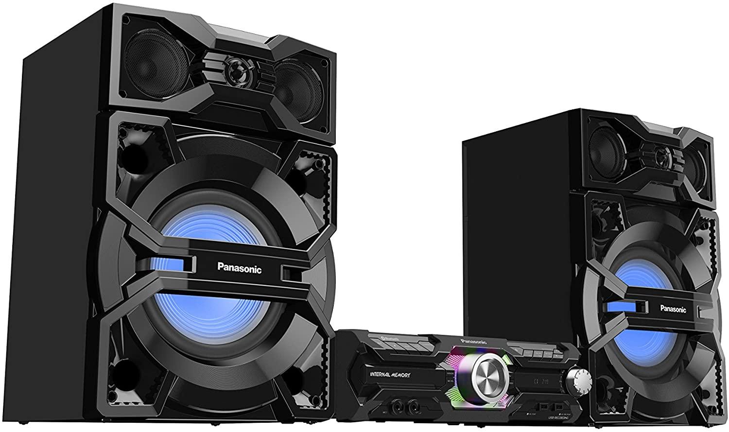 Muzikinis centras Panasonic Mega System SC-MAX3500EK Bluetooth, Belaidė jungtis, AUX in, FM radio,