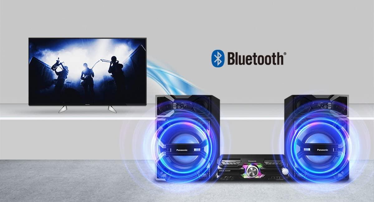 Muzikinis centras Panasonic Mega System SC-MAX3500EK Bluetooth, Belaidė jungtis, AUX in, FM radio,
