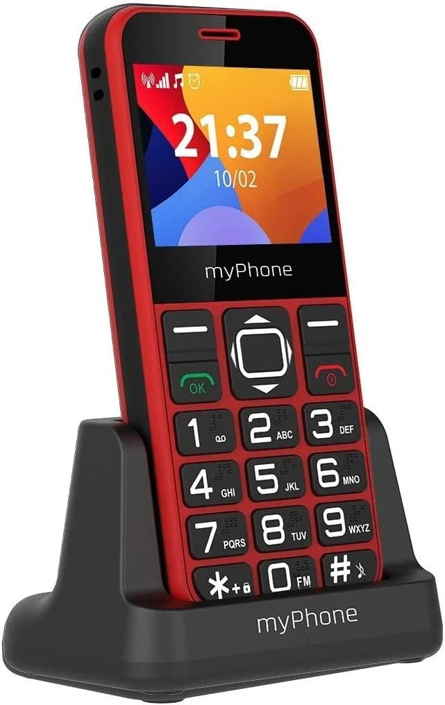 Mygtukinis telefonas myPhone Halo 3, raudonos spalvos