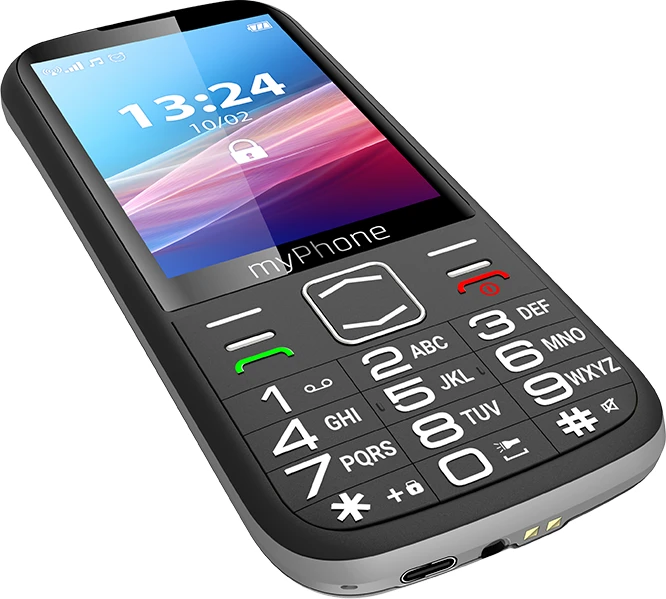 Mygtukinis telefonas MyPhone HALO 4 LTE 128MB Black