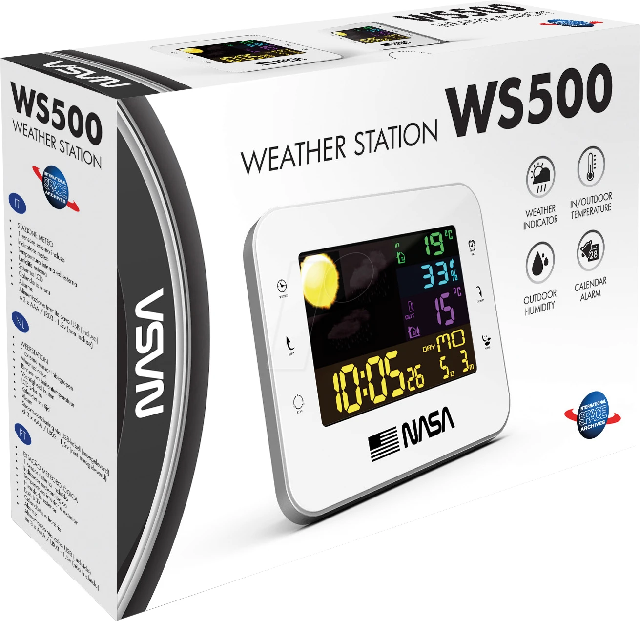 Drėkintuvas Nasa WS500 Orų stotelė Rocket
