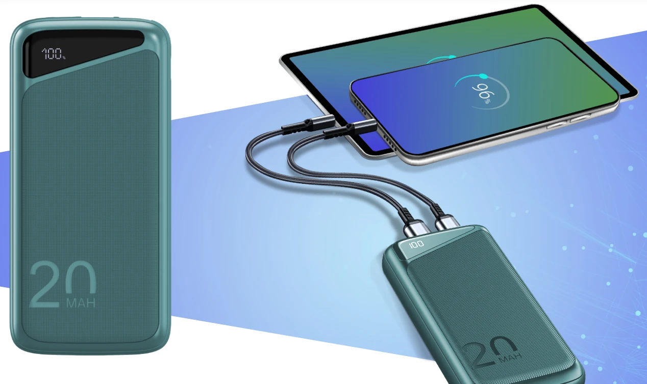 Navitel PWR20 MX 20000 mAh išorinė baterija, žalia