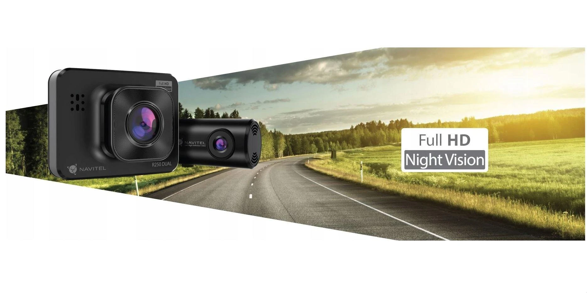 Navitel | R250 DUAL | Full HD | Dash Cam su papildoma galinio vaizdo kamera