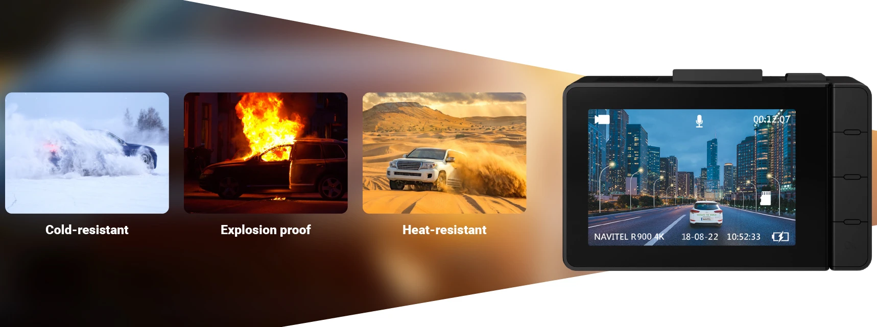Navitel | R900 4K | 4K | Digital Video Recorder | Audio recorder