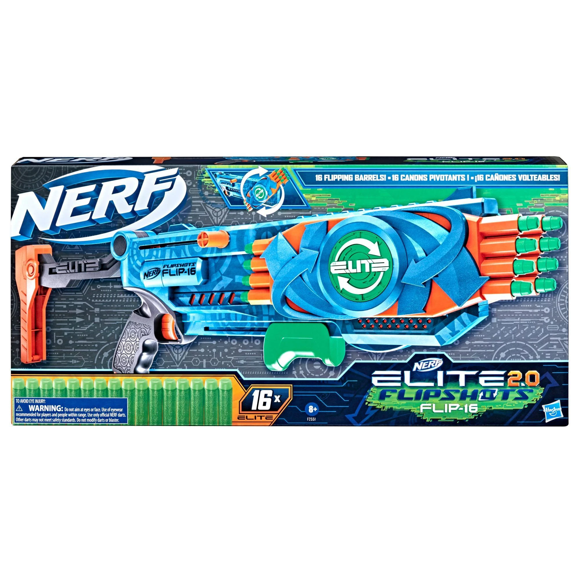 Hasbro NERF Elite 2.0 Šautuvas FLIP 16