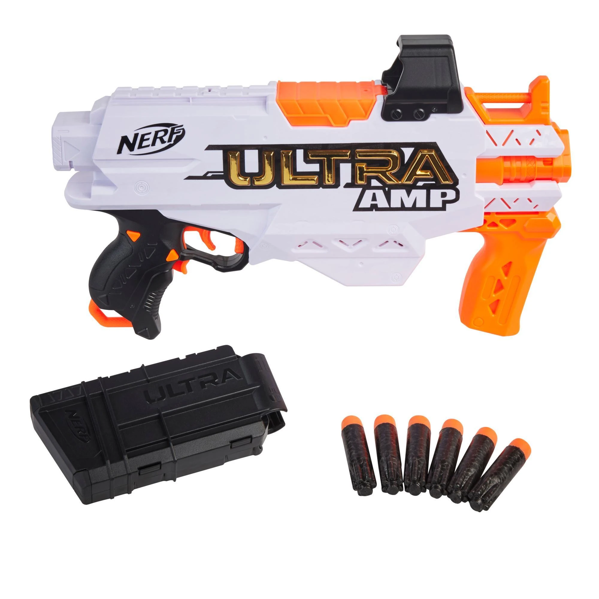 „Nerf Ultra AMP Launcher + 6“ putplasčio kasetės