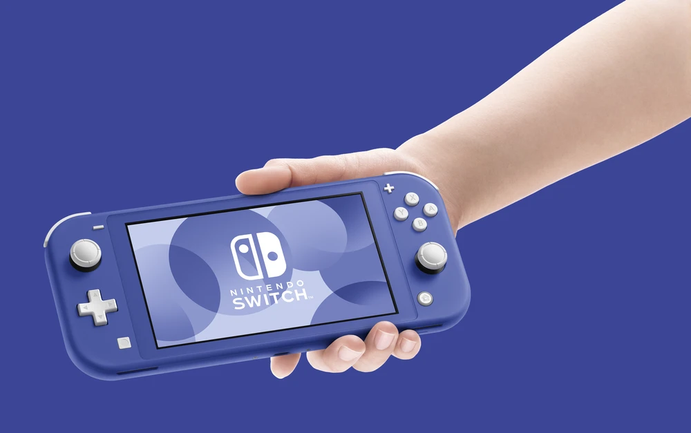 Nintendo Switch Lite (mėlyna), modelis - 10004542, žema kaina