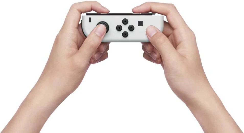 Nintendo Switch OLED konsolė (su baltais Joy-Con)