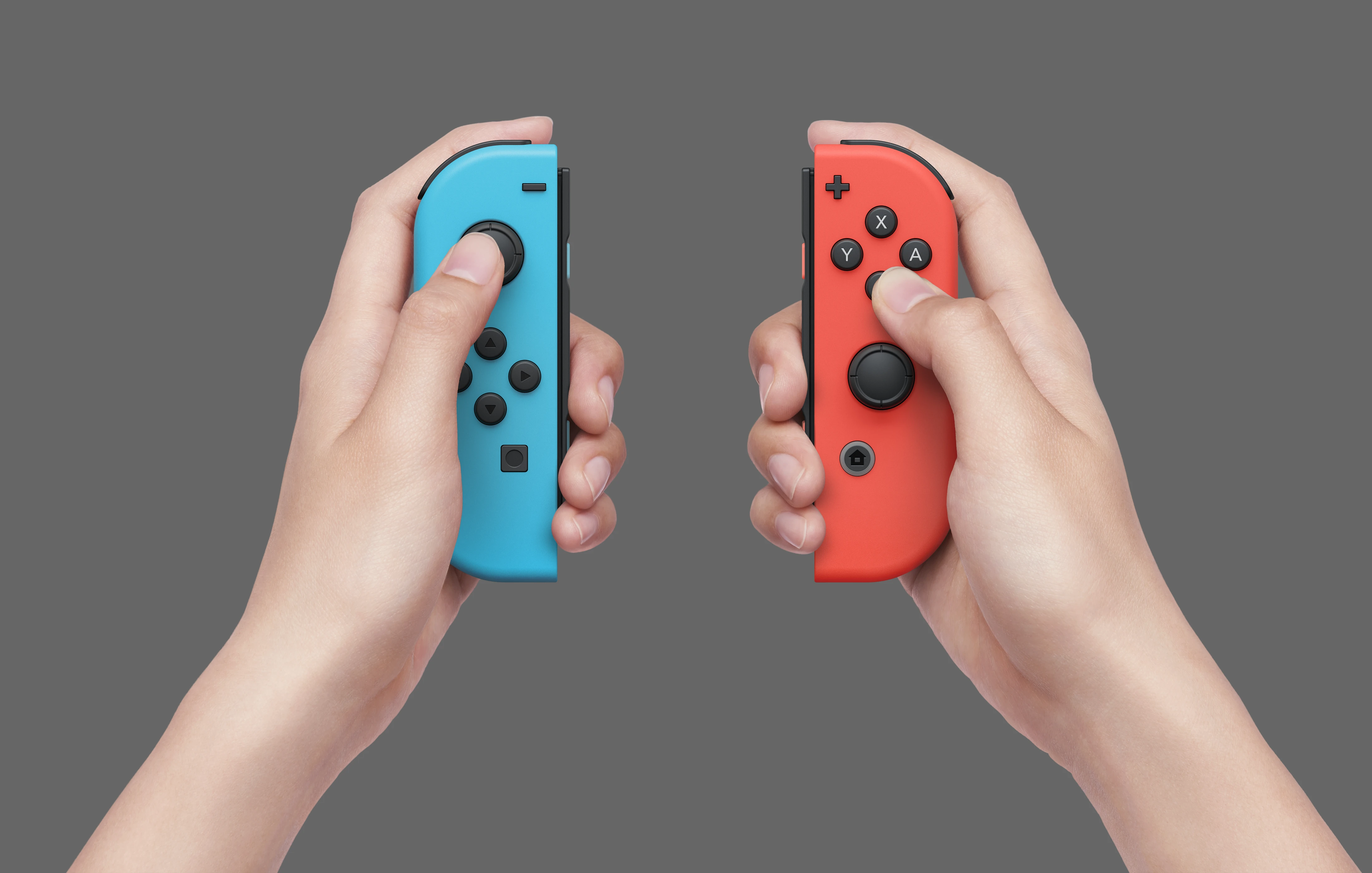 Nintendo Switch OLED konsolė (su Neon Raudona ir Neon Mėlyna Joy-Con)