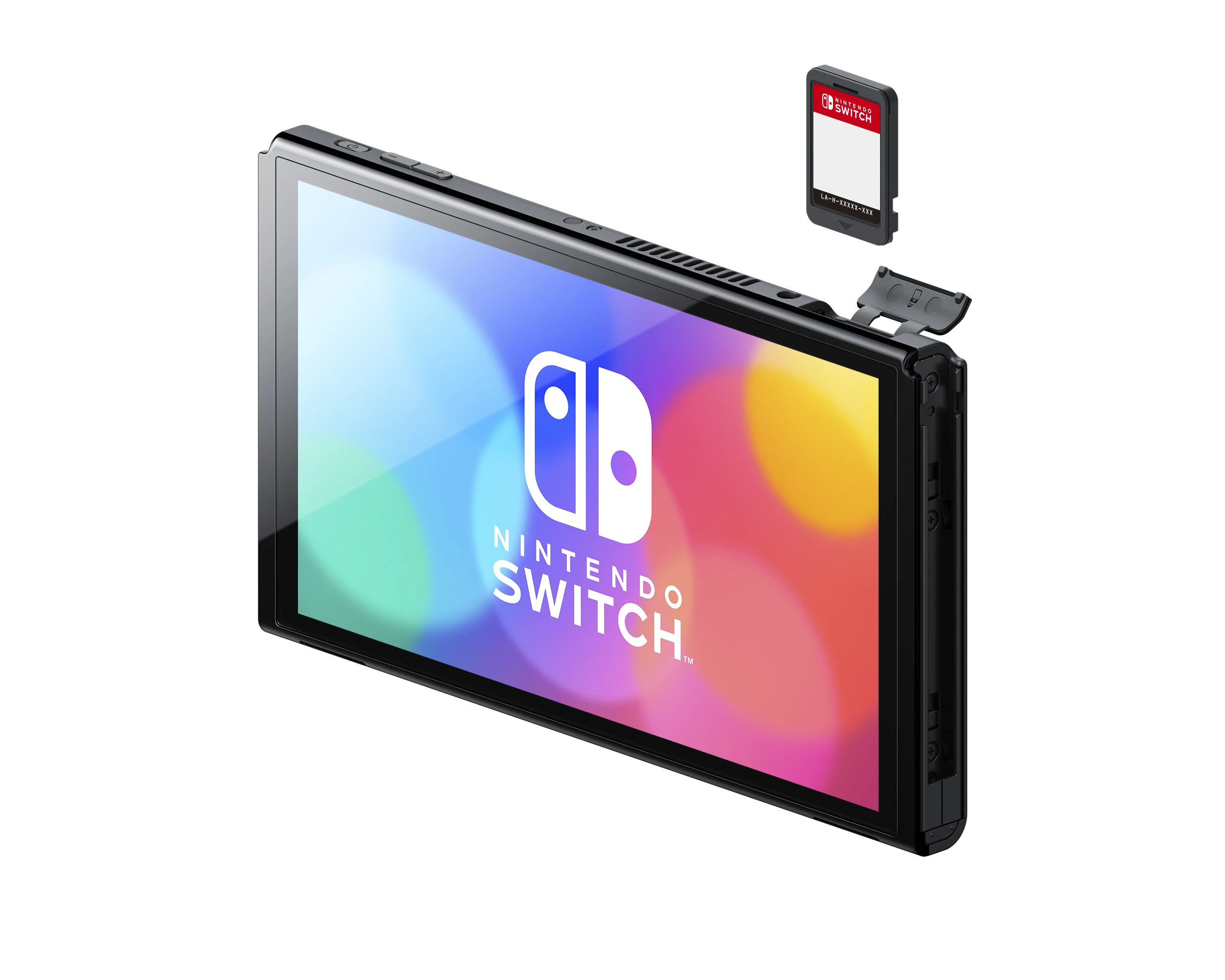 Nintendo Switch OLED konsolė (su Neon Raudona ir Neon Mėlyna Joy-Con)