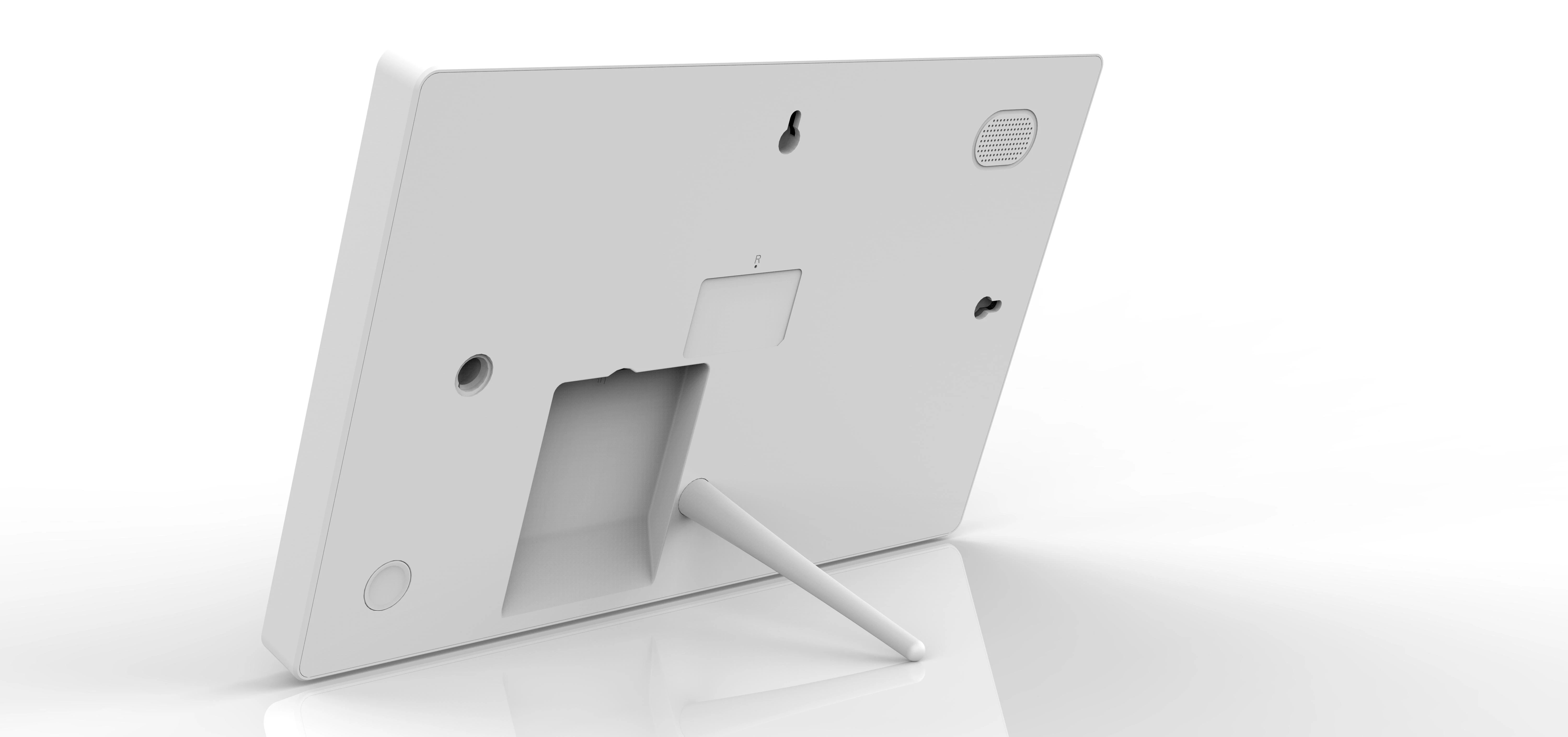 DNV Denver PFF-1021 skaitmeninis nuotraukų rėmelis Balta 25,6 cm (10.1″) Lietimui jautrus ekranas „Wi-Fi“