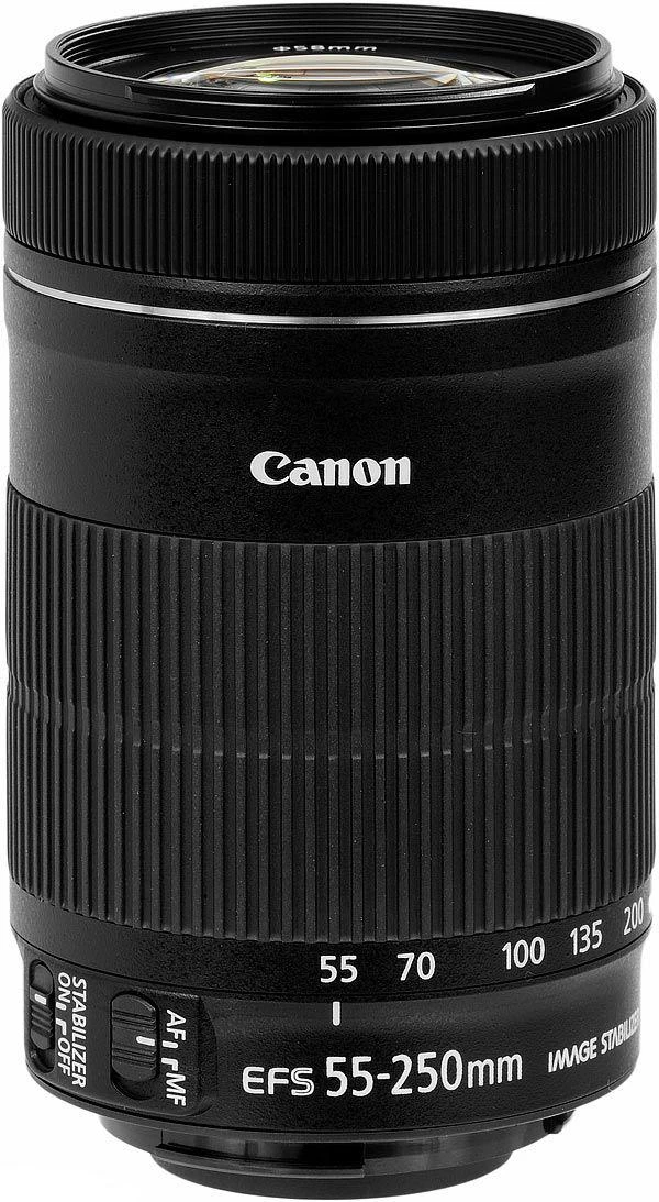 „Canon“ 55–250 mm f/4,0–5,6 EF-S IS STM objektyvas