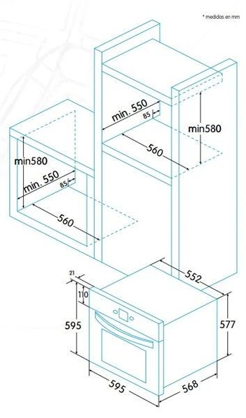 Orkaitė Edesa EOE-5020 X