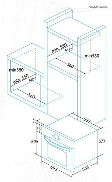 Orkaitė Edesa EOE-6020 X
