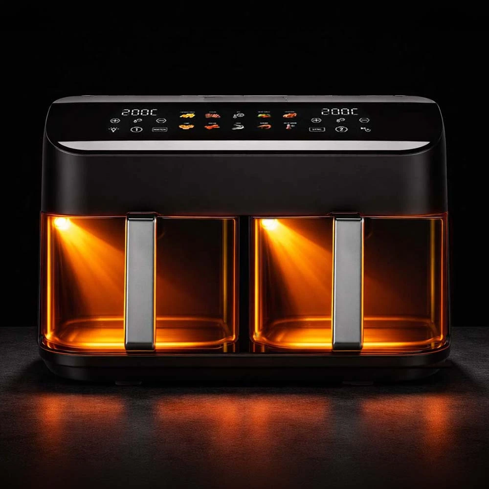 „Gastroback 42586“ daugiafunkcis oro gruzdintuvės prietaisas su dvigubu kaitinimu, 9 l