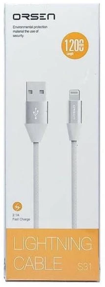 Orsen kabelio pakuotė su USB ir Lightning jungtimis