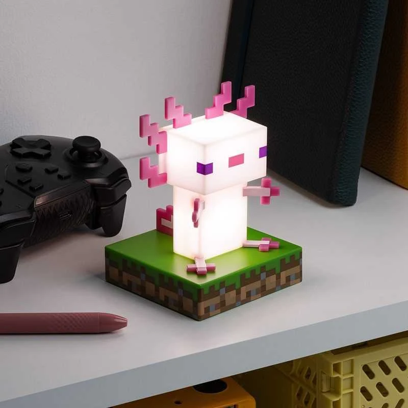 Paladone Minecraft Axolotl Icon lempa