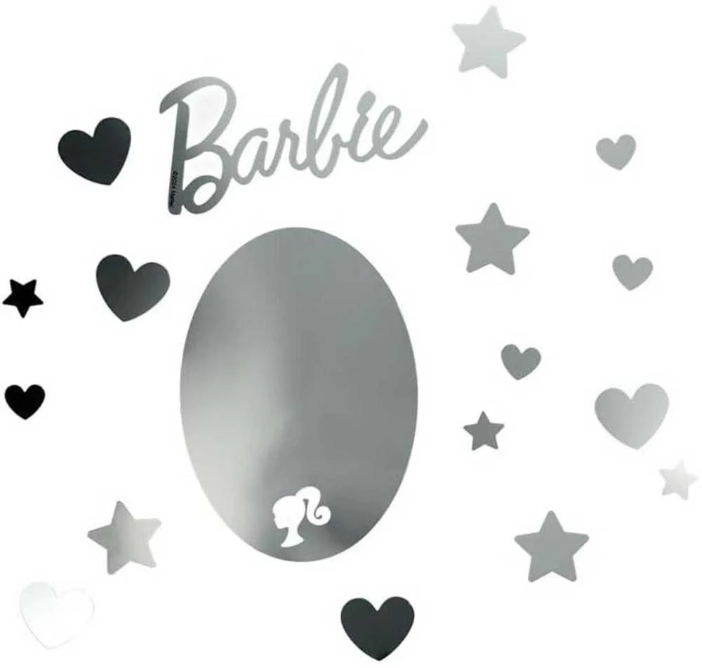 Paladone Barbie Mirror Wall Decals