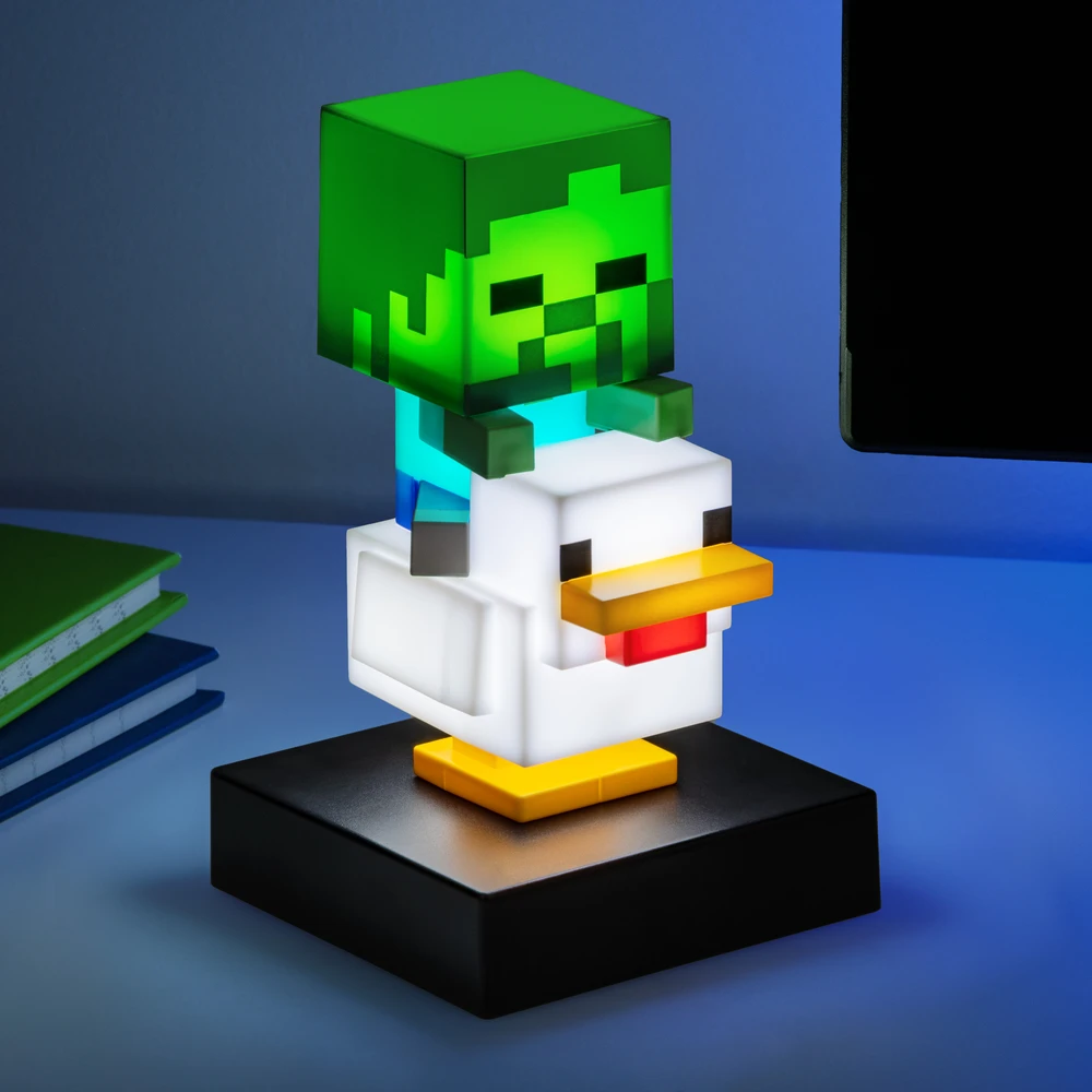 Paladone Minecraft - Vištienos Žokėjaus Piktograma Šviesa