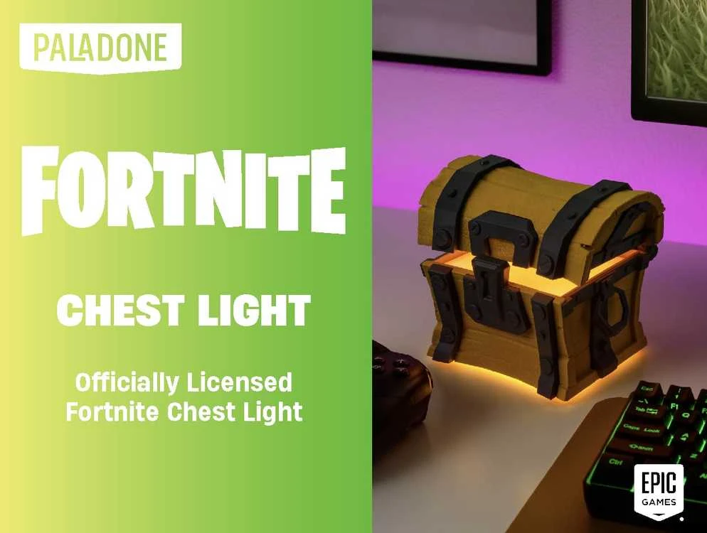 Paladone Fortnite Chest Lempa | 15 cm