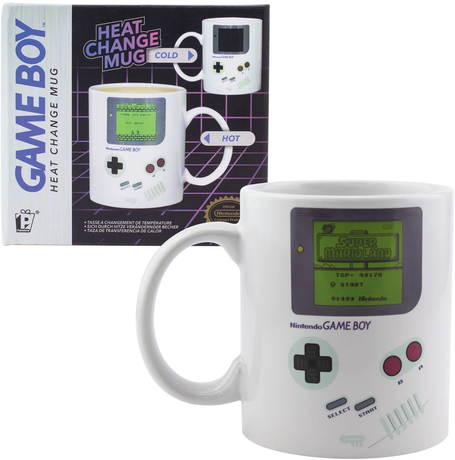 „Paladone Nintendo Game Boy“ šilumą keičiantis puodelis
