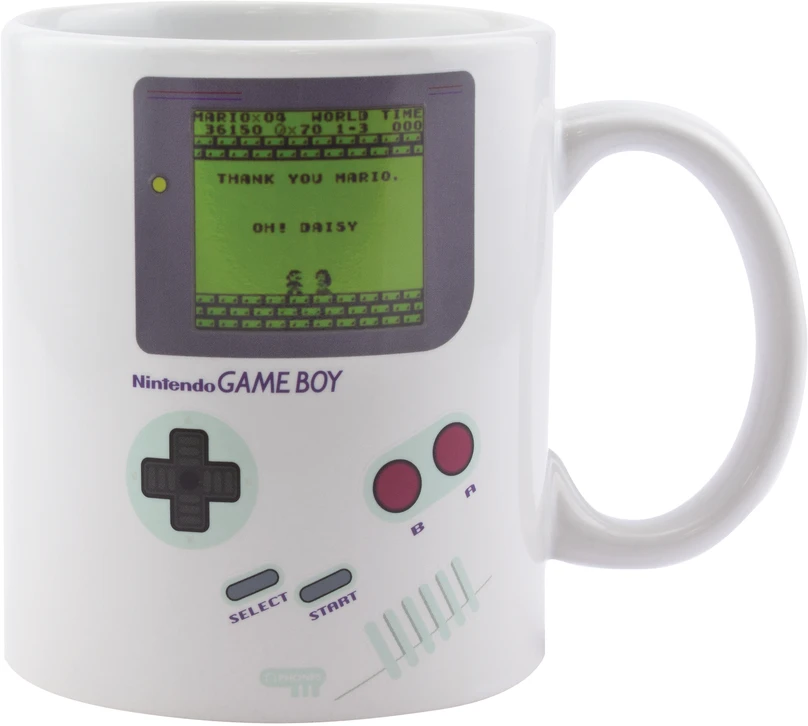 „Paladone Nintendo Game Boy“ šilumą keičiantis puodelis
