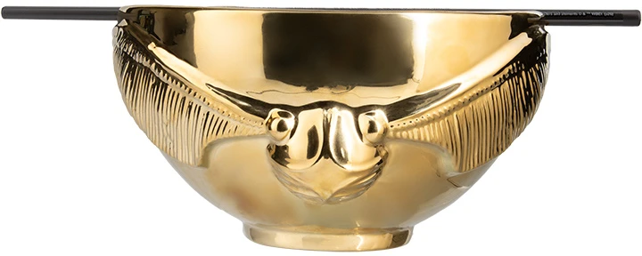 Paladone Golden Snitch Ramen Bowl with Chopsticks