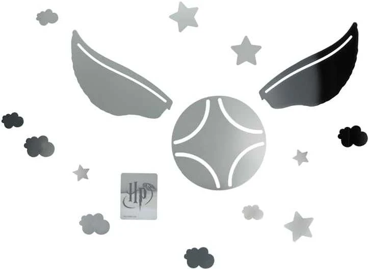„Paladone“ Hario Poterio auksinio Snitch veidrodinių sienų lipdukai
