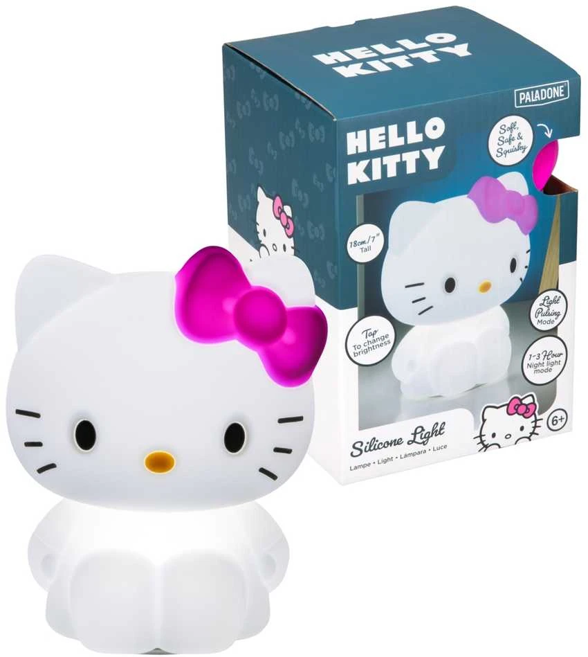 Paladone PALADONE Hello Kitty silikoninė lempa (aukštis: 15 cm - baterija)