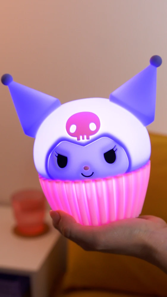 Įkraunamas „Paladone Kuromi SquishyGlo“ silikoninis šviestuvas