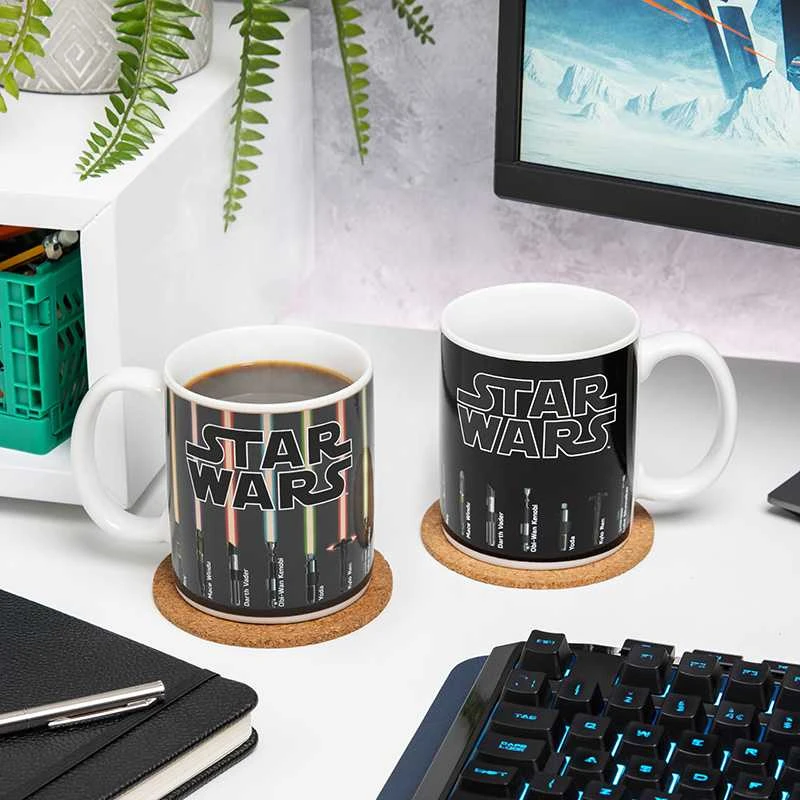 Paladonestar Wars Žvaigždžių karai - Šviesos kardo šilumą keičiantis puodelis (PP3699SW)