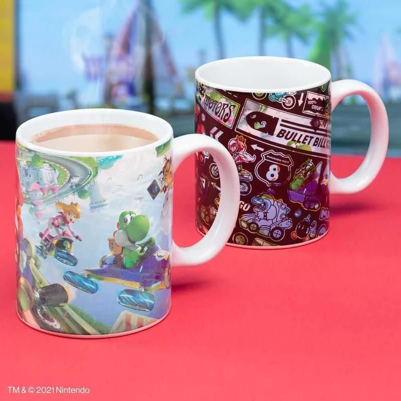 Paladone Super Mario MarioKart šilumos mainų puodelis