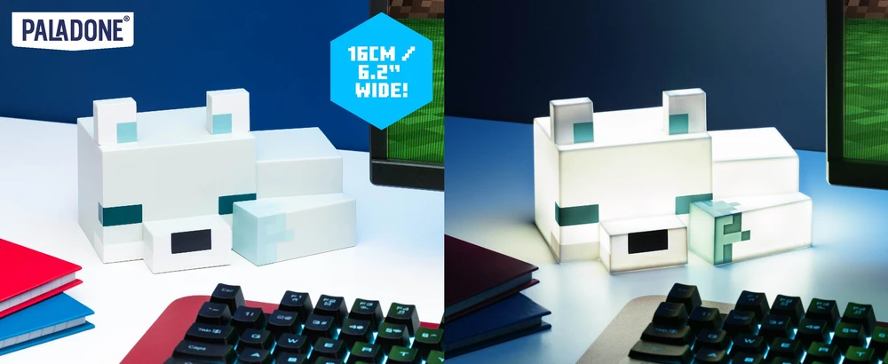Paladone Minecraft Arctic Fox lempa