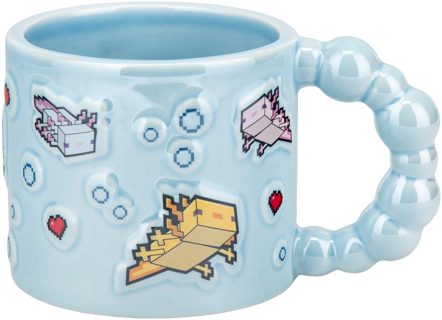 Paladone Minecraft - Axolotl Bubble Shaped Mug puodelis | 400 ml