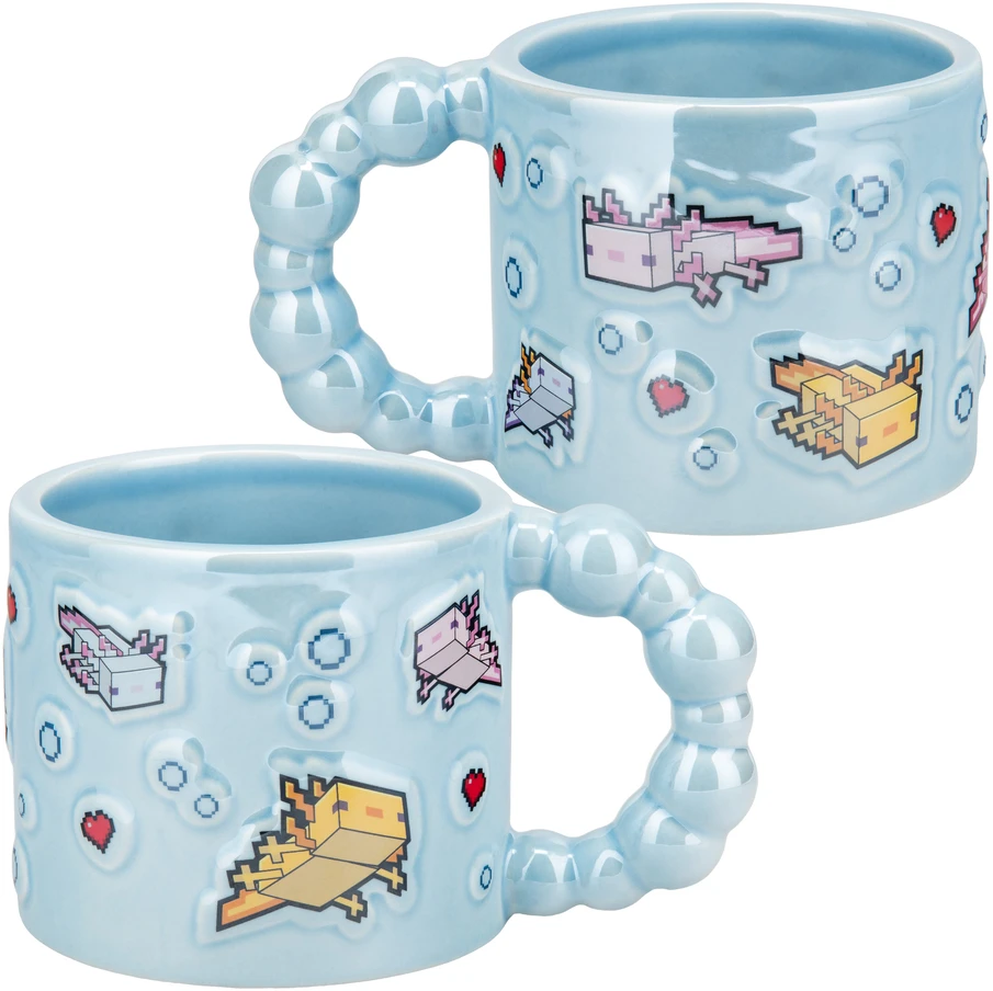 Paladone Minecraft - Axolotl Bubble Shaped Mug puodelis | 400 ml